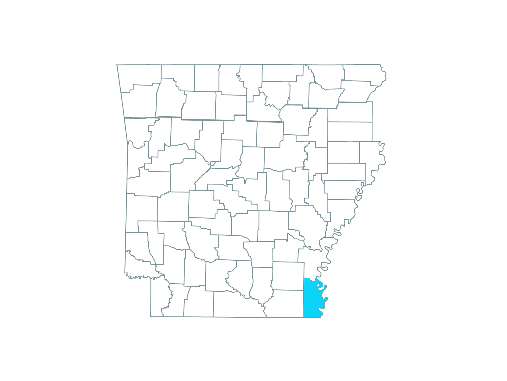 map of cypress knee solar park