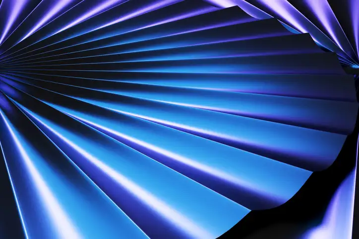 Imagem abstrata de cores azuis