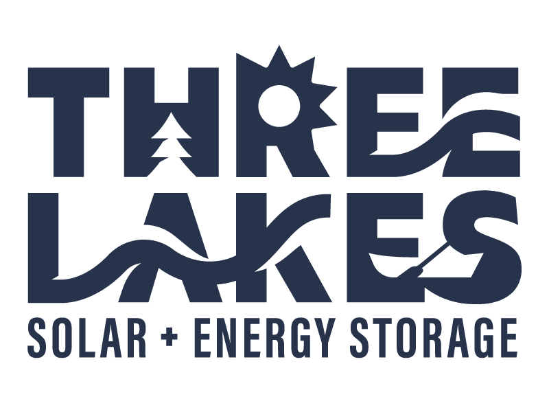 Three Lakes Solar + Energy Storage Logo