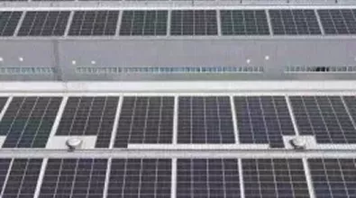 rooftops covered with solar panels