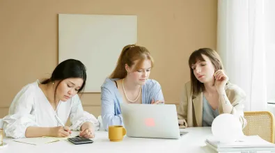 image group of  women talking