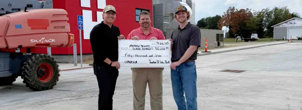 Junction 51 donation to Meadow Heights School District