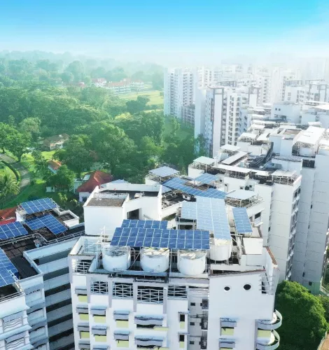 Imágenes del proyecto SolarNova 8 en Singapur