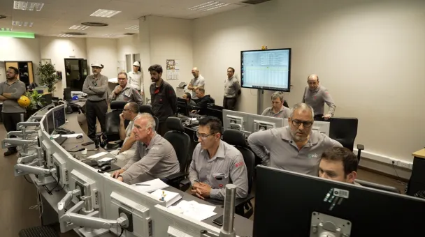 Sala de control de Aboño 2