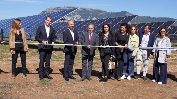 Ribbon cut Monti di Eboli 