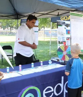 EDPR NA participating in the marigold fair