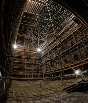 Interior de la caldera del grupo 2 de Aboño