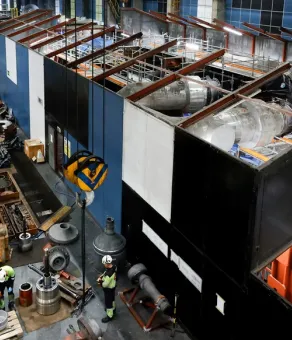 nave de turbinas de Aboño