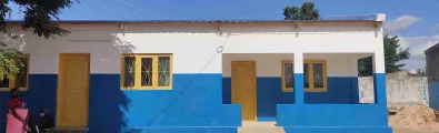 house with solar panels