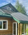 solar on a home in Ukraine