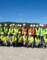 Los alumnos de Skills Energy Professionals en los parques eólicos de Monseivane y La Celaya de EDP